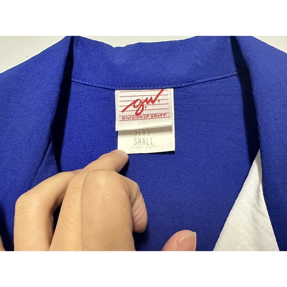 Vintage G.W. + Division Of Graff 80s Jacket(S) Blue View 2